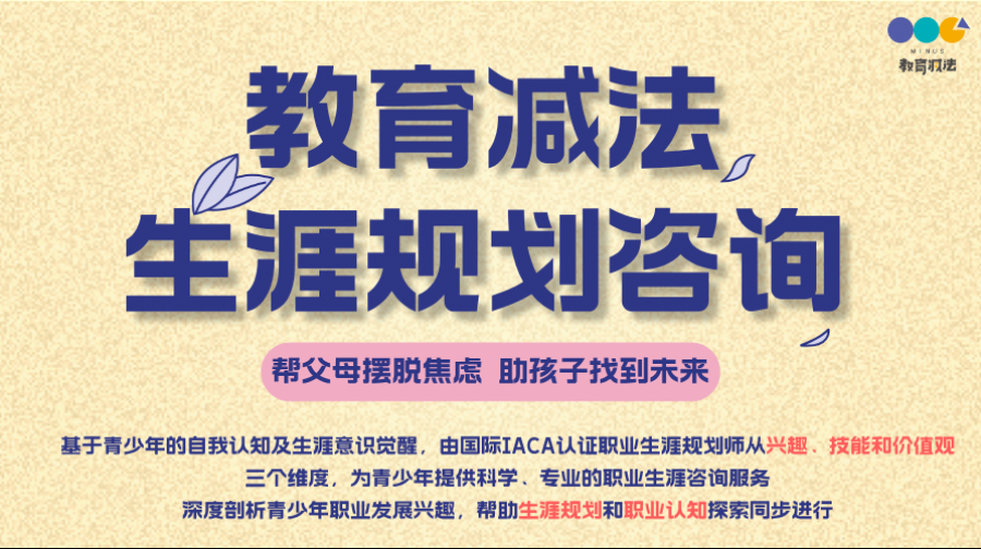 教育减法生涯规划咨询 (短期精准版2)